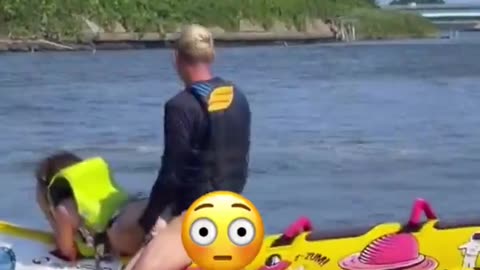 Couple Spotted Having Some Spicy Time On A Banana Boat