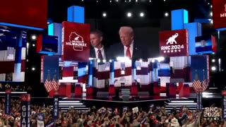 President Trump’s first public appearance tonight at the RNC Convention