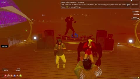 Fivem GTA roleplay chicken dance