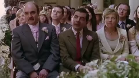 Mr bean in wedding .