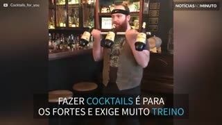 Como treinar para uma competição de cocktails