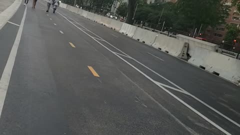 Bicycling Through the Fog Along Chicago's Famous Lakefront Trail