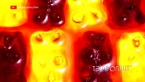 Gummy Bears vs Acid Timelapse 4K