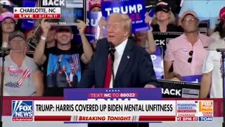 Trump Calls Out Kamala. "She can't be trusted"
