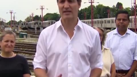 Justin Trudeau connected the severe flooding in Toronto to climate change LOL