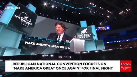 Tucker Carlson Details Trump's Phone Call To His Wife After Traumatic Event In RNC Speech
