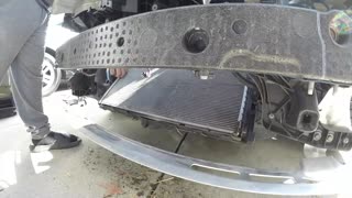 Tesla Model Y Radiator cleaning