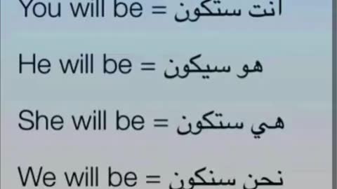 The future in Arabic