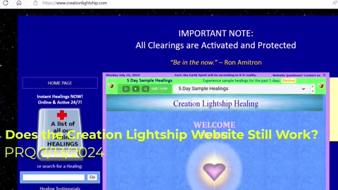 Does the Creation Lightship Website Still Work? 7/14/2024