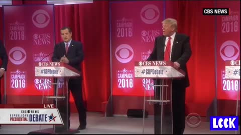 Ted Cruz& Trump Fight On “Live Debate