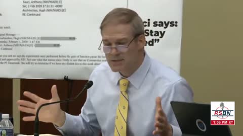 Jim Jordan Calls Our Dr. Fauci For Suddenly Going Missing From Congress And The Media
