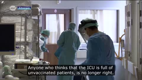 Bélgica - já quase 100% dos pacientes da UCI são agora vacinados