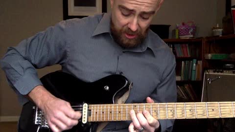 Double Stop Bend Lick for a D7 Chord
