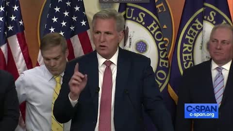 Joe Biden wants to 'CONTROL our lives' Kevin McCarthy during presser on new 'disinformation board'