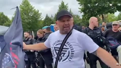 Backup: Eskalation Polizei bei Demo "Wir für Frieden und Freiheit", Gera 27.07.24