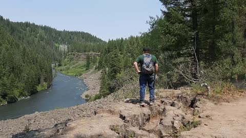 Hiking Mesa Falls Trail Idaho