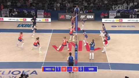 🇳🇱 NED vs. 🇷🇸 SRB - Highlights / Week 3 / Women's VNL 2024/Volleyball!