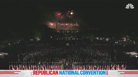 Final Night Of RNC. Ends with Fireworks display over Washington Monument. - NBC News