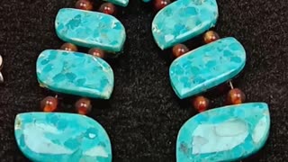 27.5g Amber Natural turquoise necklace beautiful jewelry as surprising present for Mom