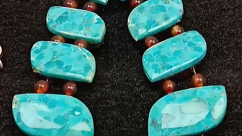 27.5g Amber Natural turquoise necklace beautiful jewelry as surprising present for Mom
