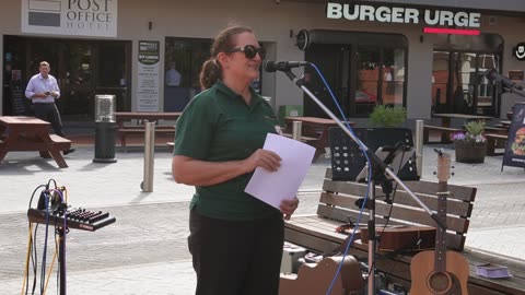 Karen Fox Talk at Exit the WHO Rally (10 May 2024)