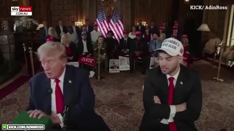 Barron inspires Donald Trump to appear on Adin Ross stream