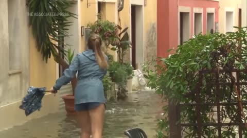 Slovenia faces torrential rain and floods