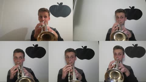 5 trumpet multi-track cover of 'Thomas The Tank Engine' theme song