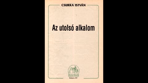 CSURKA ISTVÁN temetése - a Nemzet lelkiismerete