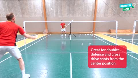 Inside-out forehand deception in badminton