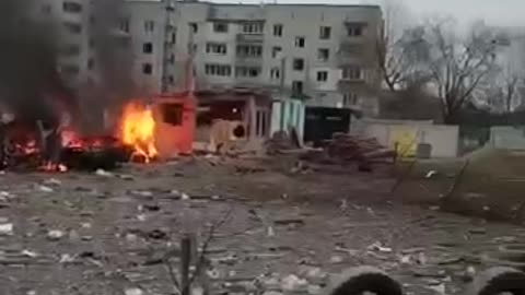 Russian invaders bombed civilians in Ukraine