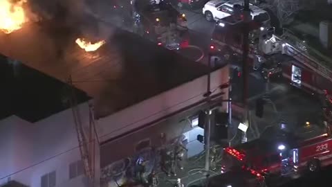 SMOKED: Marijuana Factory in LA Goes Up in Flames 🔥