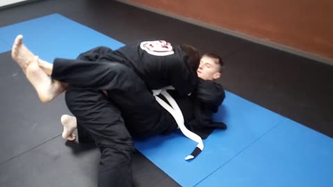 Feet to Floor: Two of my students sparring