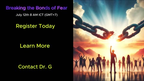 Breaking the Bonds of Fear: A Transformative Collective Session with Dr. G Rex Kruhly😱😨😬