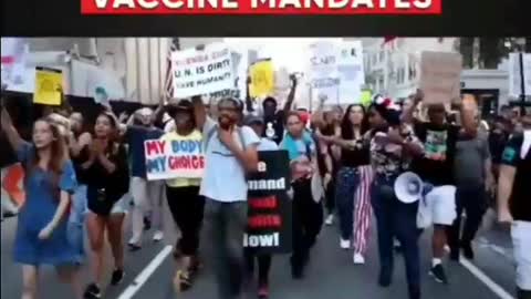 Trump supporters and BLM march together!