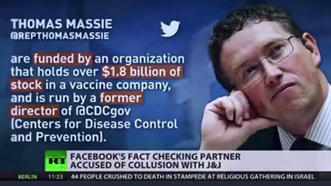 Facebook fact checkers funded by Johnson and Johnson