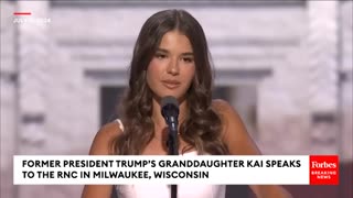 Trump's Granddaughter Kai, Praises Grandfather TRUMP2024