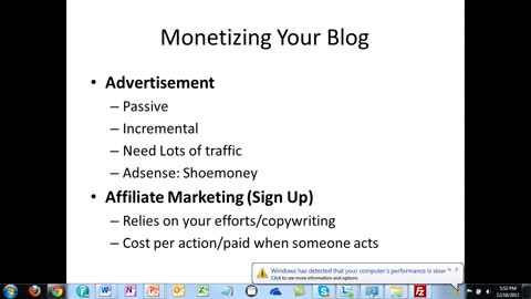 Monetizing Your Blog -03 - Blog Monetization Strategies