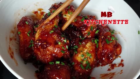 The correct method of braised chicken wings, the color is bright red,the meat is soft and rotten!!