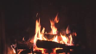 6 Beautiful Relaxing Music, Stress Relief with fireplace