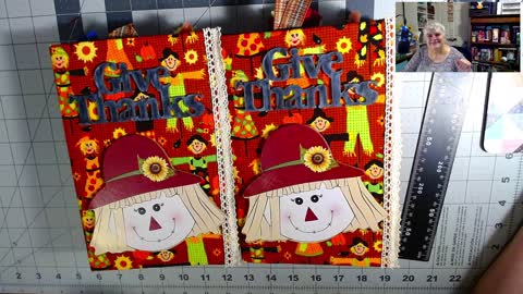 Give thanks Scare Crow Junk Journal Flip Through