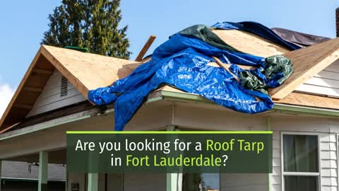 Roof Tarp Fort Lauderdale | A to Z G.C LLC | +19549940914