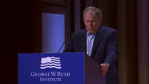 Former President Bush Speaks the Truth