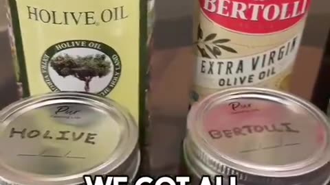 Extra Virgin Olive Oil Refrigerator Test.