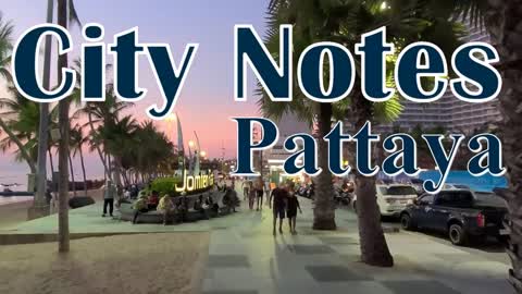Pattaya Beach Road [4K] Big Road Work in Walking Street. 8Km in 34 Min. Soi 2-3-6-7-8-13 Thailand
