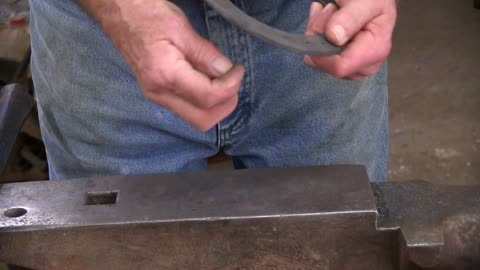 Farrier Practices: Plain Stamp Egg Bar shoe by Kirk Adkins MS CJF