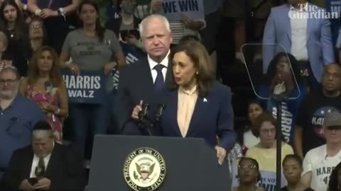 Kamala Harris introduces running mate Tim Walz at Philadelphia rally