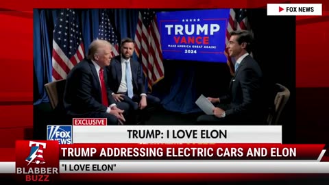 Trump Addressing Electric Cars And Elon