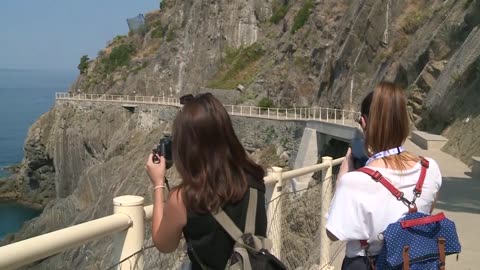 Italy's Cinque Terre 'Path of Love' reopens after 12-year closure | N-Now ✅