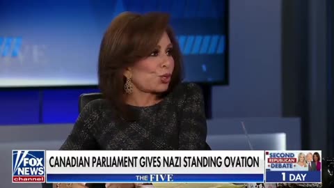 Judge Jeanine Pirro slams Trudeau for his response to a Nazi being honoured in the House of Commons